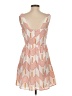 Annabella 100% Polyester Chevron-herringbone Pink Casual Dress Size S - photo 2