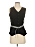 B. Moss Black Sleeveless Blouse Size S - photo 1