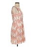 Annabella 100% Polyester Chevron-herringbone Pink Casual Dress Size S - photo 4