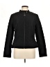Ann Taylor 100% Polyester Solid Black Jacket Size 12 - photo 1