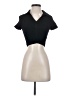 LIVE THE PROCESS Black Short Sleeve Turtleneck Size S (petite) - photo 1