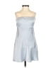 Le Lis Silver Cocktail Dress Size S - photo 1