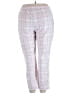 Croft & Barrow 100% Polyester Plaid Pink Casual Pants Size XXL - photo 2