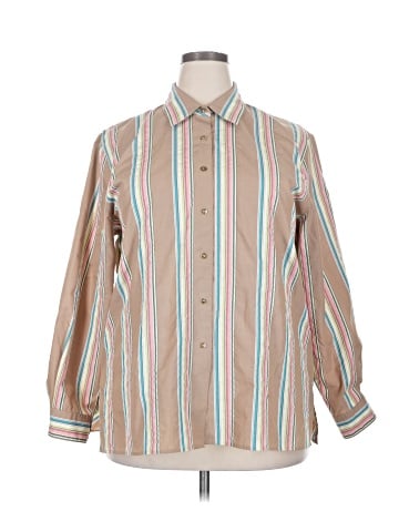 Foxcroft Long Sleeve Button-Down Shirt (view 1)