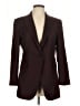 Theory 100% Virgin Wool Burgundy Wool Blazer Size 10 - photo 1