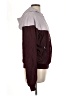 Forever 21 100% Polyester Color Block Burgundy Track Jacket Size L - photo 4