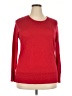 Ellen Tracy 100% Merino Extra Fine Wool Red Wool Pullover Sweater Size 2X - photo 1