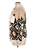 Pink Lily 100% Polyester Argyle Tan Cardigan Size XL - photo 5