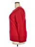 Ellen Tracy 100% Merino Extra Fine Wool Red Wool Pullover Sweater Size 2X - photo 5