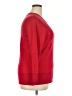 Ellen Tracy 100% Merino Extra Fine Wool Red Wool Pullover Sweater Size 2X - photo 4