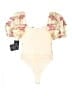 Lulus 100% Polyester Ivory Bodysuit Size S - photo 2