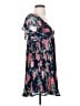 Lulus 100% Polyester Floral Blue Casual Dress Size XS - photo 4