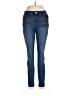 Inc Denim Solid Blue Jeans Size 10 - photo 1