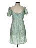 Rhythm. 100% Rayon Paisley Green Cocktail Dress Size L - photo 1