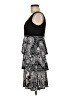 Studio 1 Paisley Black Cocktail Dress Size 8 - photo 5