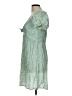 Rhythm. 100% Rayon Paisley Green Cocktail Dress Size L - photo 5