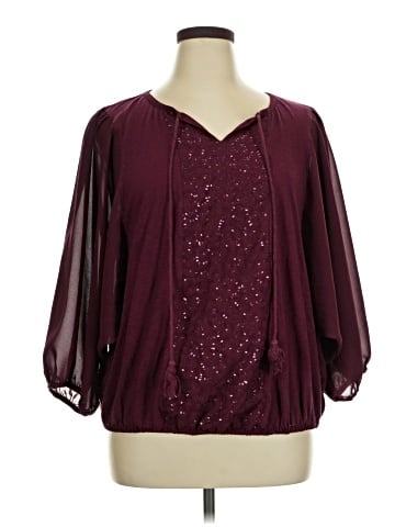 Gloria Vanderbilt 3/4 Sleeve Blouse (view 1)
