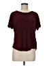 H&M Burgundy Short Sleeve Top Size M - photo 1