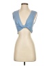 Audrey 3+1 Blue Sleeveless Blouse Size S - photo 1