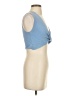 Audrey 3+1 Blue Sleeveless Blouse Size S - photo 4