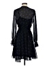 Maison Jules 100% Polyester Polka Dots Blue Cocktail Dress Size S - photo 2