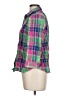 Chaps 100% Cotton Plaid Green 3/4 Sleeve Button-Down Shirt Size L (petite) - photo 5