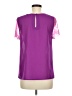 Hawthorne Purple Short Sleeve Blouse Size M - photo 2