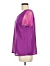 Hawthorne Purple Short Sleeve Blouse Size M - photo 5