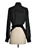 Just Female 100% Polyester Black Long Sleeve Blouse Size XS - photo 2