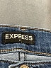 Express Outlet Chevron-herringbone Blue Jeans Size 12 - photo 4
