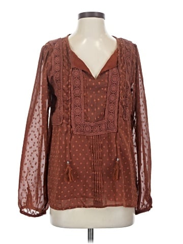 Miss Me Long Sleeve Blouse (view 1)
