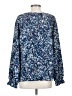 Jessica Simpson Blue Long Sleeve Blouse Size S - photo 2