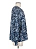 Jessica Simpson Blue Long Sleeve Blouse Size S - photo 4