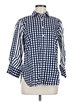 Hinson Wu 3/4 Sleeve Button-Down Shirt (view 1)