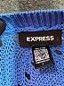 Express Blue Pullover Sweater Size L - photo 7
