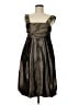 Donna Morgan Metallic Brown Cocktail Dress Size 8 - photo 1