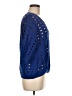 Halogen 100% Cotton Blue 3/4 Sleeve Blouse Size M - photo 4