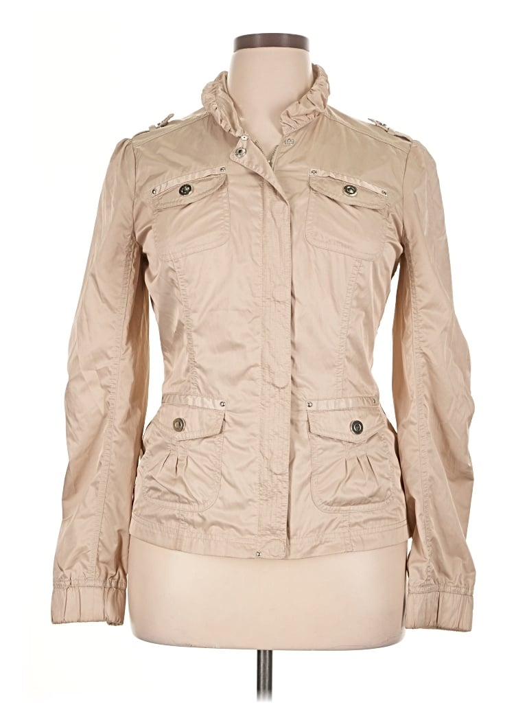 Pre-owned White House Black Market Jacket In Tan