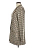 Marled by Reunited Houndstooth Brown Coat Size M - photo 5