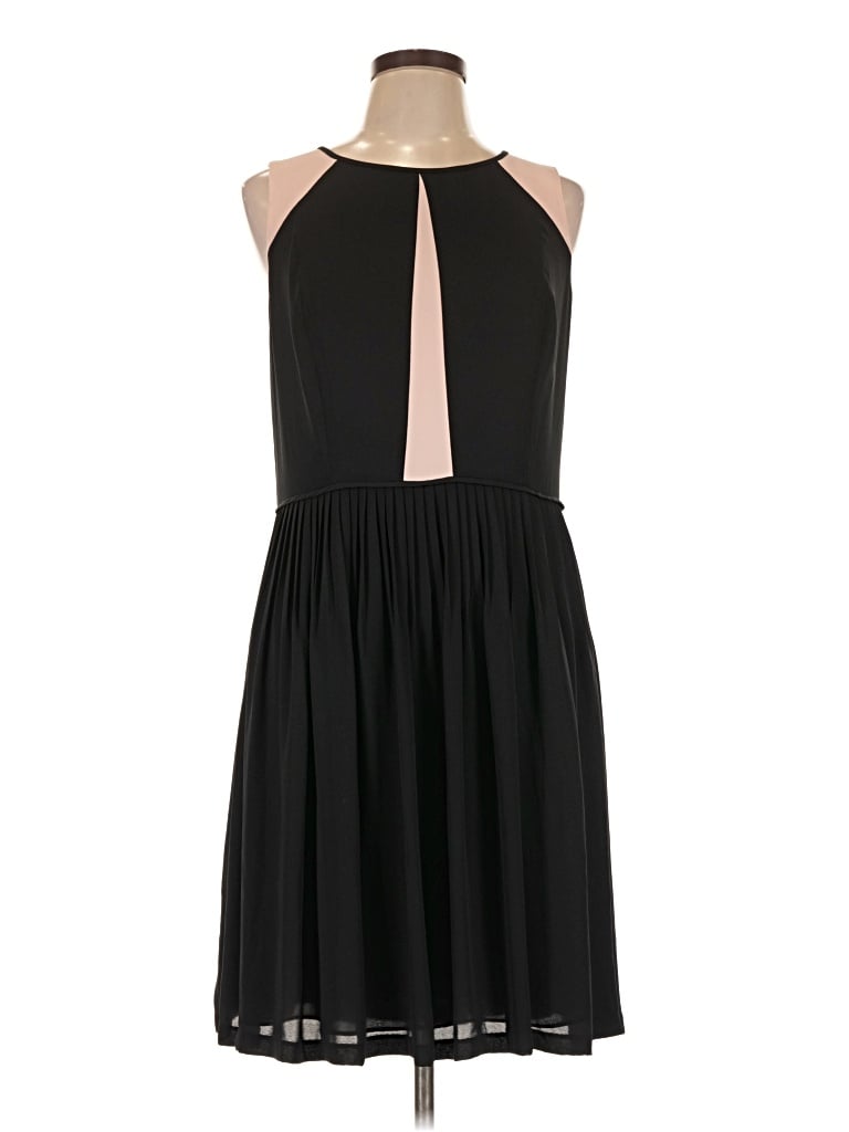 Pre-owned Ann Taylor Loft Cocktail Dress In Black