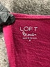 LOFT Beach 100% Cotton Burgundy Romper Size M - photo 4