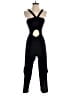 Unbranded 100% Polyester Solid Black Jumpsuit Size XS - photo 1