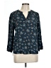 Daniel Rainn 100% Rayon Blue 3/4 Sleeve Blouse Size L - photo 1