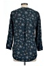 Daniel Rainn 100% Rayon Blue 3/4 Sleeve Blouse Size L - photo 2