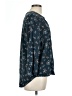 Daniel Rainn 100% Rayon Blue 3/4 Sleeve Blouse Size L - photo 4