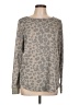 Pink Clover Animal Print Gray Pullover Sweater Size L - photo 1