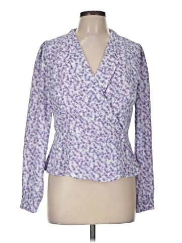 Allegra K Long Sleeve Blouse (view 1)