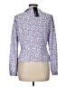 Allegra K 100% Polyester Purple Long Sleeve Blouse Size M - photo 2