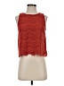 Monteau Red Sleeveless Blouse Size S - photo 1