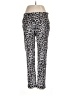 89th & Madison Animal Print Silver Casual Pants Size L - photo 1